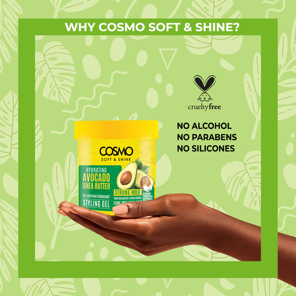 Soft & Shine Hydrating Avocado & Shea Butter Styling Gel
